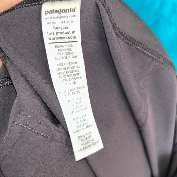 Patagonia Happy Hike Studio Pants Joggers Gray Pull On Stretch Hiking Size XL - Picture 6 of 9